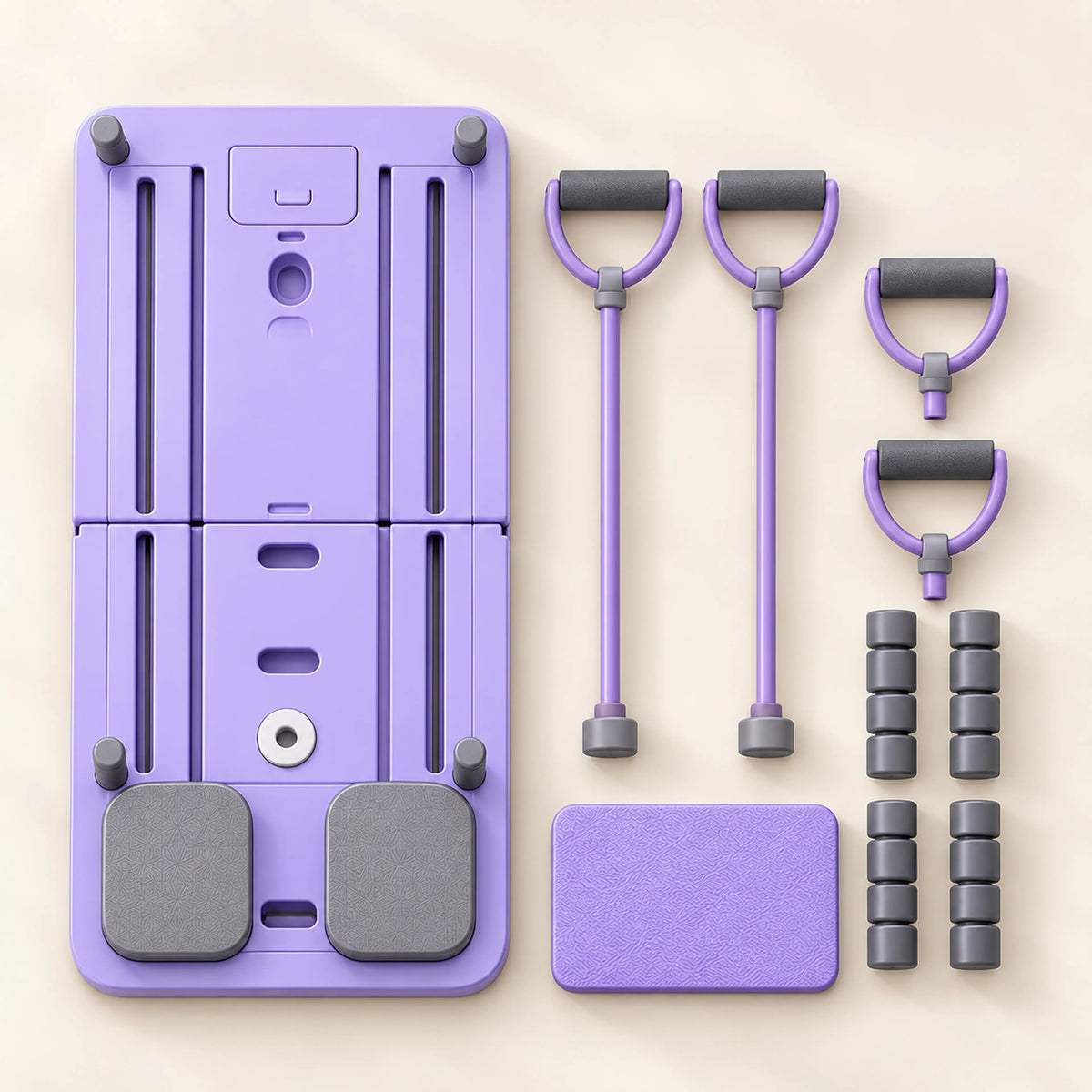 Accessoires de la planche Pilates ÉLANE à plat